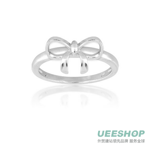 Sterling Silver Dainty Bow Ring
