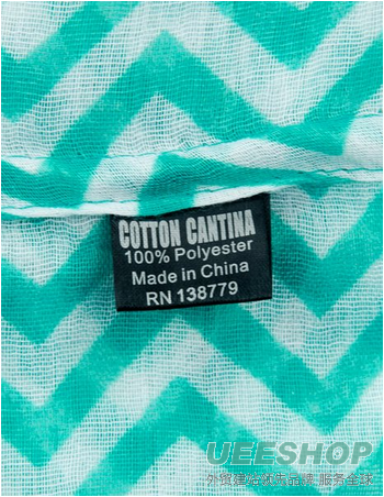 Cotton Cantina Soft Chevron Sheer Infinity Scarf in Contrasting Colors