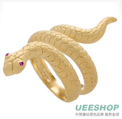 Cleo's Gold snake Ring