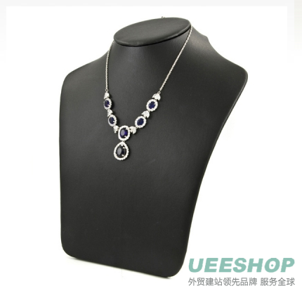 Jacqueline's Sapphire CZ Necklace