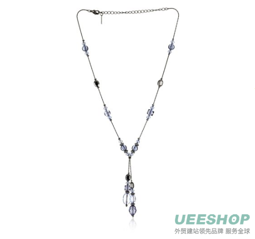 1928 Jewelry Elianna Navy Blue Y Necklace