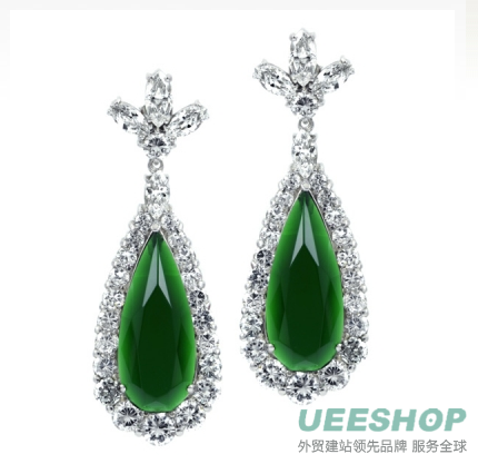 Angie's CZ Emerald Earrings