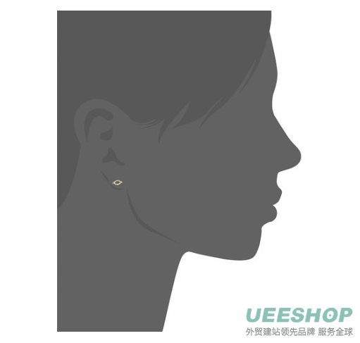 gorjana "Roya" Shimmer Stud Earrings